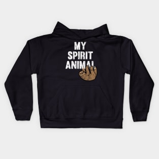 My Spirit Animal Sloth Kids Hoodie